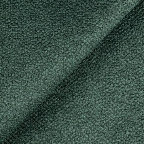 Bubble 12 - zöld, folyadéklepergető, erős kopásállóságú , buklé hatású velúr bútorszövet