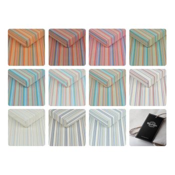   BAHAMA csíkos mintázatú, vízlepergető, antibakteriális-, UV-álló kültéri bútorszövet - 11 színben