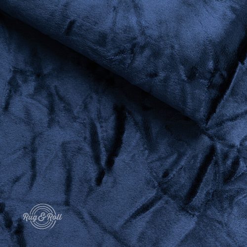 GLACIO 6801-sötétkék, tükörbársony, vízlepergetős bútorszövet