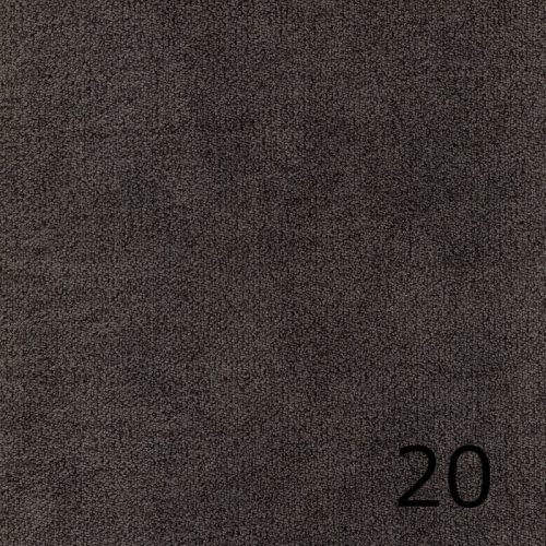 ALFA 20 - grafitszürke, puha felületű, magas kopásállóságú  bútorszövet