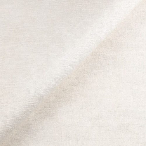 Wave 1 - tejfehér , folyadéklepergető, állatbarát, hullámmintás mikrobársony bútorszövet