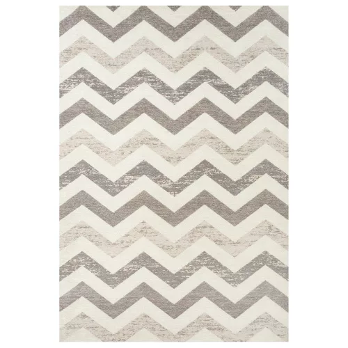 VENA Taupe, bézs és taupe chevron mintás szőnyeg szennytaszító bevonattal