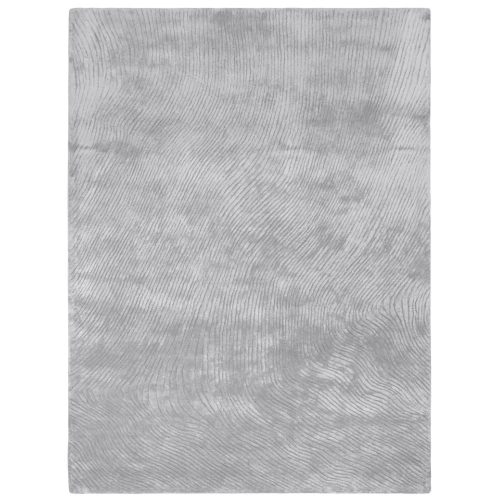 Canyon Silver, világosszürke, selymes 3 D felületű, kézi csomózású prémium szőnyeg 200x300 cm