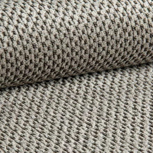 Diamond 5 - taupe, bársonyos, puha strukturált zsenília felületű, vízlepergető bútorszövet
