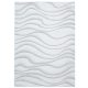SABBIA Beige, ekrü alapon halványszürke hullámmintás szőnyeg 