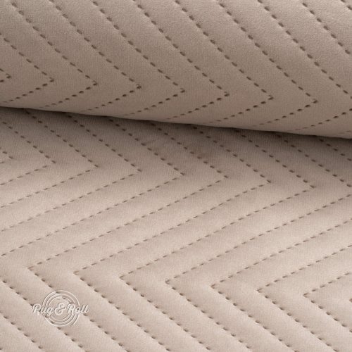 AMOR PIK 4303 - bézs, nyomott mintás, vízlepregető prémium bútorszövet