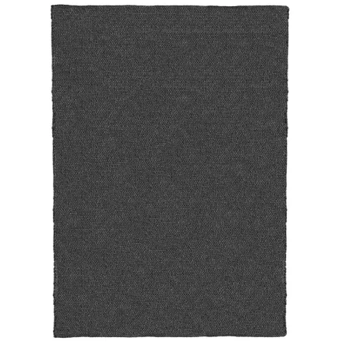 Mellow Onyx, természetes prémium fekete gyapjú szőnyeg, 300x400 cm