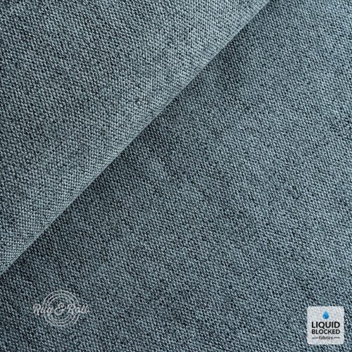 TARIM 10 - acélkék,  magas kopásállóságú, vízlepergető bútorszövet