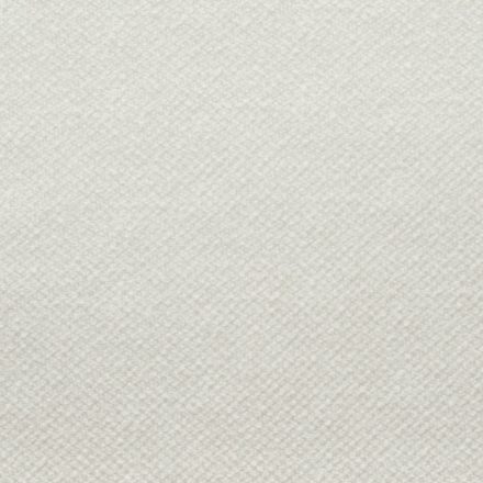 Perla 02 - fehér, bársonyos felületű, kötött velúr hatású folyadéklepergető prémium bútorszövet