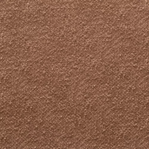 Perla 07 - rozsdabarna, bársonyos felületű, kötött velúr hatású folyadéklepergető prémium bútorszövet