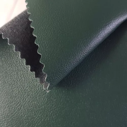 Non Plus 425 - Sötétzöld, extrém kopásállóságú, fertőtleníthető, színes prémium textilbőr 