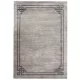 Venezia Stone, szürke alapon fekete elegáns szegéllyel , bársonyos felületű, kézi szövésű prémium szőnyeg 200x300 cm