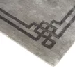 Venezia Stone, szürke alapon fekete elegáns szegéllyel , bársonyos felületű, kézi szövésű prémium szőnyeg 200x300 cm