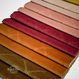 Salvador Caro könnyen tisztítható, steppelt, kárómintás bársony bútorszövet  19 színben