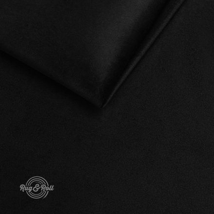 AMOR VELVET 4322 - fekete, vízlepergető prémium bútorszövet