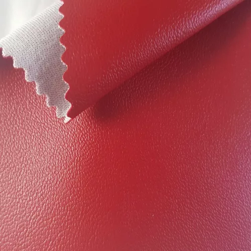 Non Plus 225 - Piros, extrém kopásállóságú, fertőtleníthető, színes prémium textilbőr