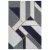 GATSBY Dark Blue, sötétkék, szürke és okker, geometriai mintás szőnyeg szennytaszító bevonattal