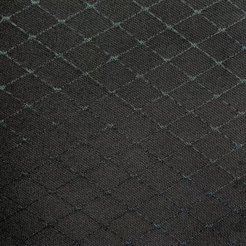   Autókárpit Jack 3 , fekete alapon grafitszürke rombusz mintás szivacsos hátoldallal