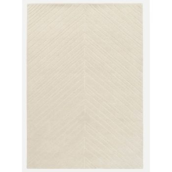   Arrow beige, világos bézs chevron mintás, kézi szövésű prémium szőnyeg 200x300 cm