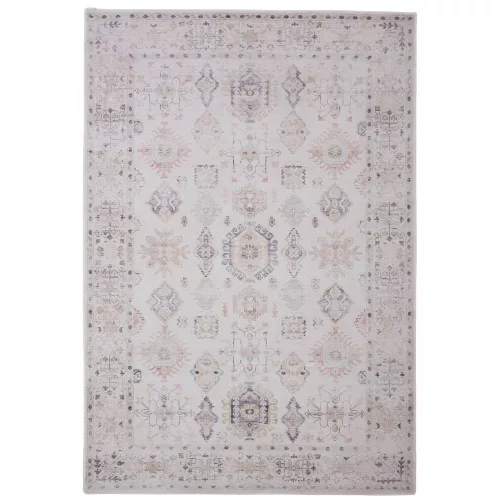 AMAN Beige, pasztellszínű klasszikus vintage mintás szőnyeg 160x230 cm