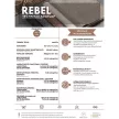 REBEL 4 - világosszürke, bársonyos felületű modern prémium zsenília bútorszövet