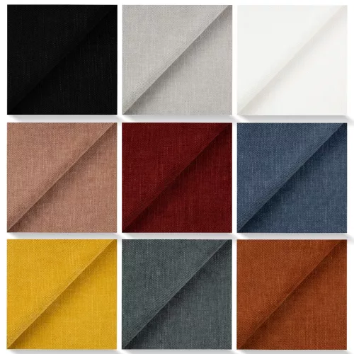 REBEL bársonyos felületű modern prémium zsenília bútorszövet, 26 különböző színben