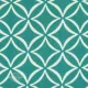 EVO 30 - türkiz, geometrikus mintás bútorszövet, türkiz