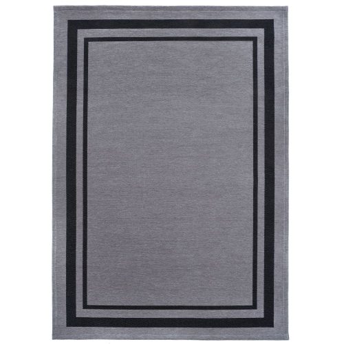 ALTO Gray, szürke szőnyeg fekete kerettel, különleges szennytaszító felületkezeléssel 200x300 cm