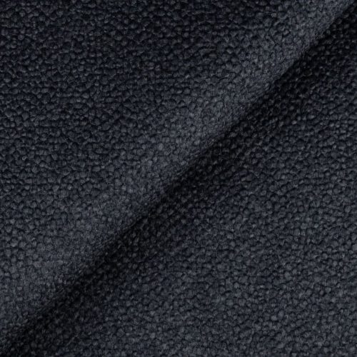 Bubble 17 - antracit, folyadéklepergető, erős kopásállóságú , buklé hatású velúr bútorszövet