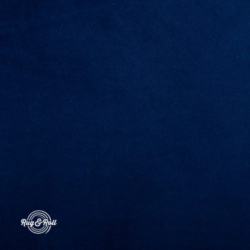 SUPER 263 - sötétkék, vízzel tisztítható prémium bársony bútorszövet