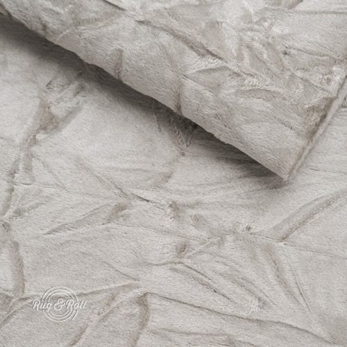 GLACIO 6811-halvány bézsesszürke, tükörbársony, vízlepergetős bútorszövet