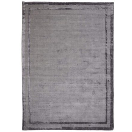 FRAME Steel grey, szürke, bársonyos felületű, kézi csomózású prémium szőnyeg 160x230cm