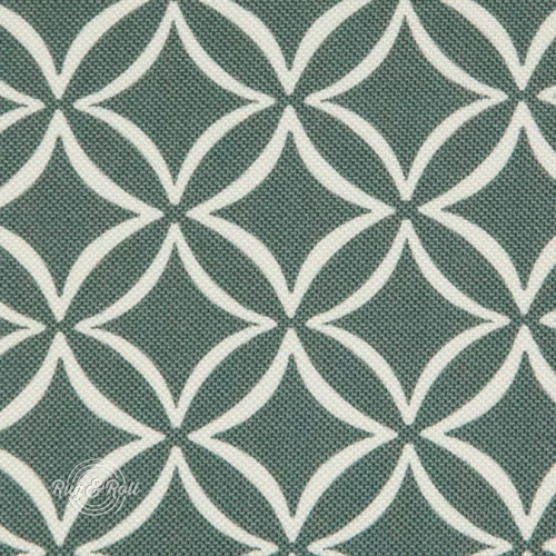 EVO 33 - kékesszürke, geometrikus mintás bútorszövet, világosszürke