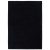Basic Black, egyszínű fekete minimál design szőnyeg szennytaszító bevonattal