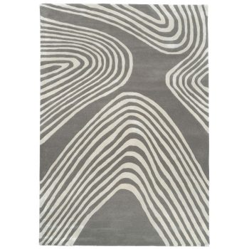   Sahara Beige, szürke és ekrü, bársonyos felületű, kézi csomózású prémium szőnyeg