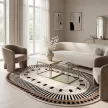 Roma Ivory, ovális, bársonyos felületű, kézi szövésű prémium szőnyeg 160x230 cm