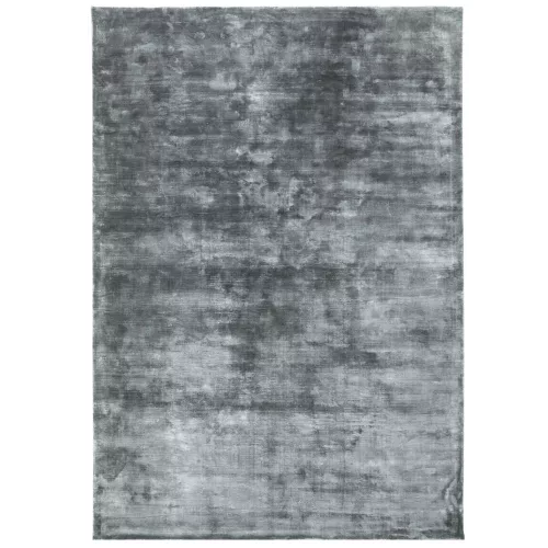 Plain Steel Grey, világosszürke selymes felületű, kézi csomózású prémium szőnyeg 200x300 cm