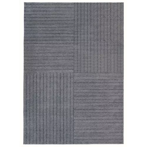 QUATRO Granite L, szürke, halszálkamintás szőnyeg 160 x 230 cm