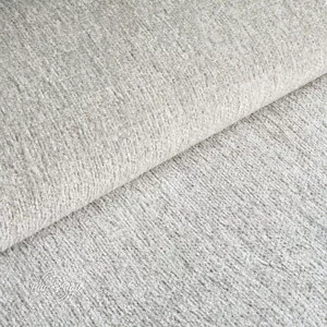 Tessero 17 -ekrü, zseníliás felületű, puha kellemes tapintású bútorszövet 