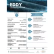 Eddy 20, bársonyos felületű, puha zsenília hatású vízlepergető bútorszövet halványszürke színben