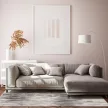 CANVAS Warm Gray, meleg szürke árnyalatú, absztrakt mintás modern szőnyeg 160 x 230 cm