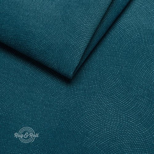 LOCA 19 - petrol, nyomott mintás, állatbarát, vízzel tisztítható bútorszövet