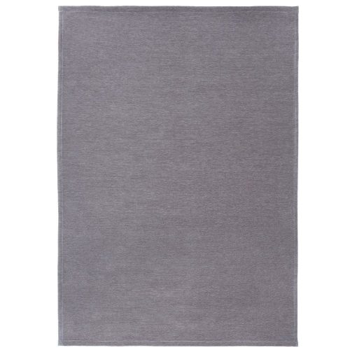 Basic Gray, egyszínű szürke minimál design szőnyeg szennytaszító bevonattal 200x300 cm