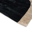 JAZZ, bézs-fekete , bársonyos felületű, kézi szövésű prémium szőnyeg 160x230 cm