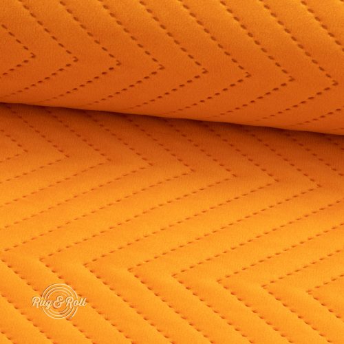 AMOR PIK 4309 - sárga, nyomott mintás, vízlepergető prémium bútorszövet