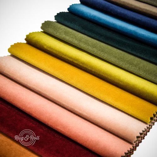 Salvador, könnyen tisztítható, prémium bársony bútorszövet 19 színben