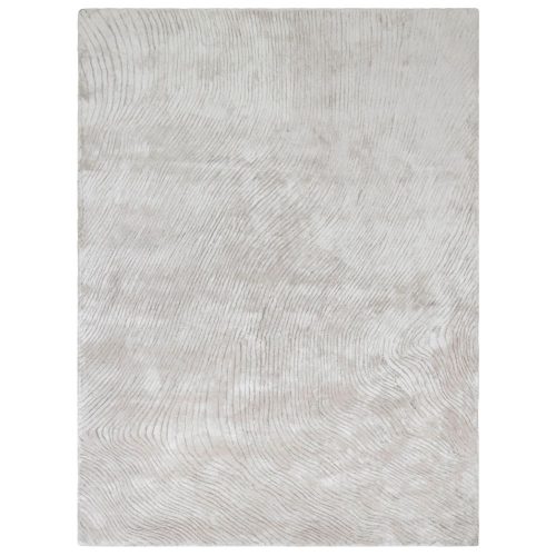 Canyon Beige, hamvas bézs selymes 3 D felületű, kézi csomózású prémium szőnyeg