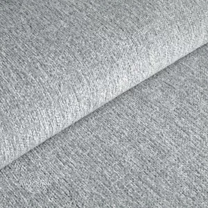 Tessero 4 - halványszürke, zseníliás felületű, puha kellemes tapintású bútorszövet 