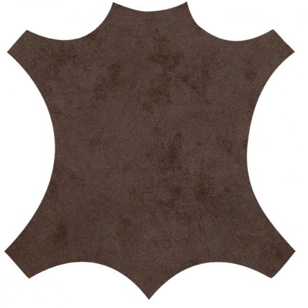 ARONA 6 -barna, könnyen tisztítható bútorszövet, velúrbőr 70% valódi bőrtartalommal