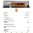 LUX 11 - modern, könnyen kezelhető, strapabíró bútorszövet, rozsdabarna